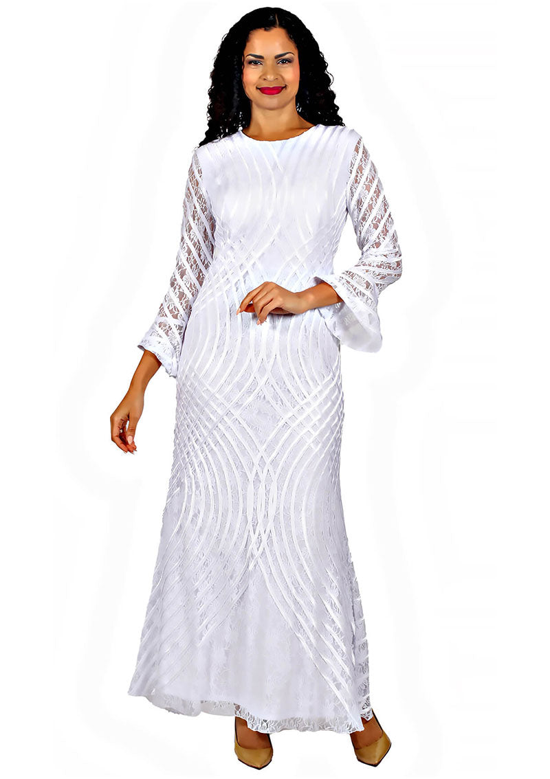 Diana Couture Dress 8737-White