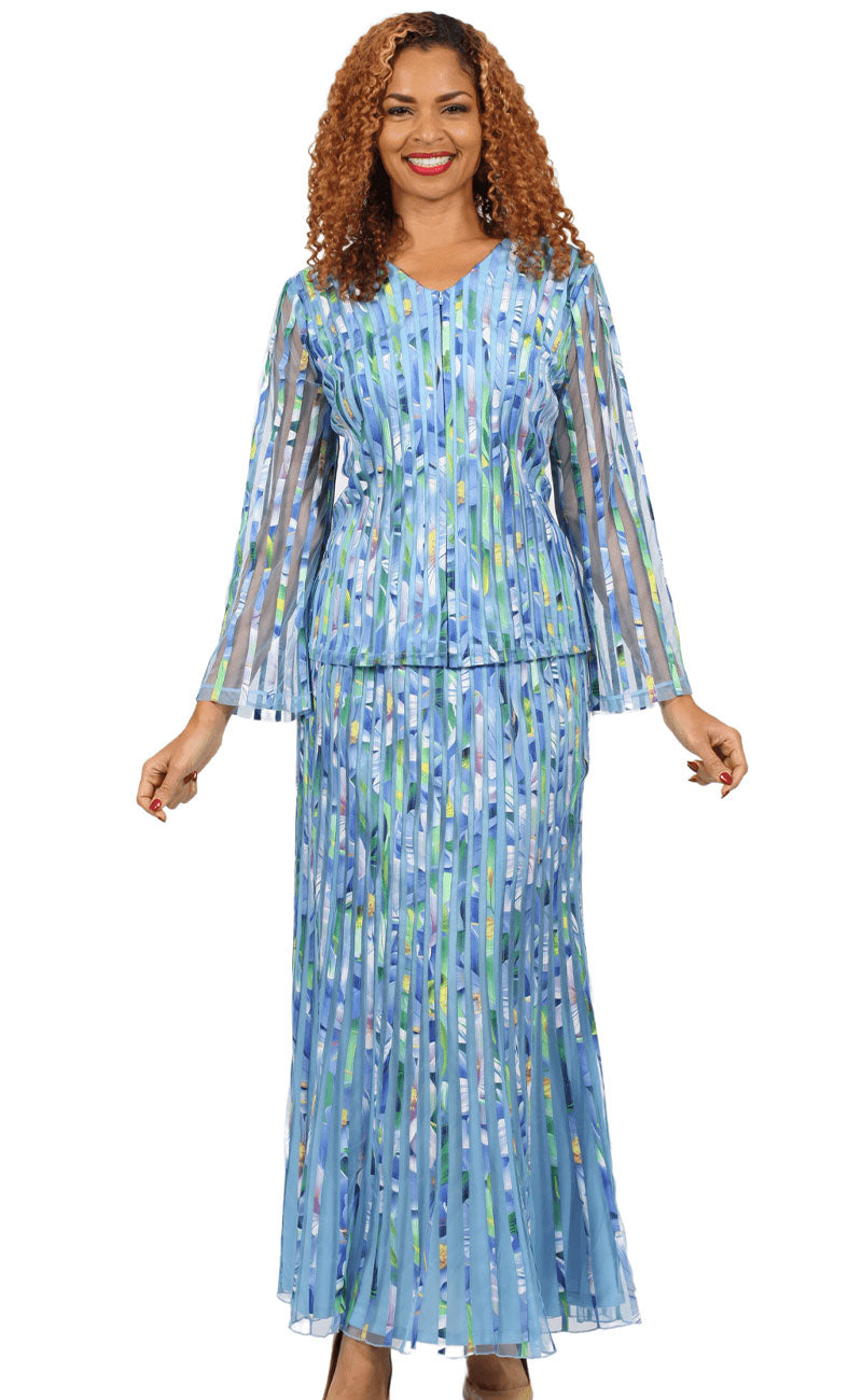 Diana Couture Church Suit 9055 - Church Suits For Less