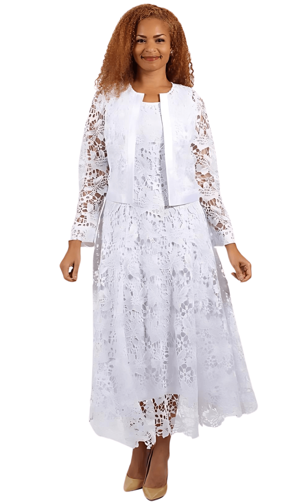 Diana Church Dress 8190-White