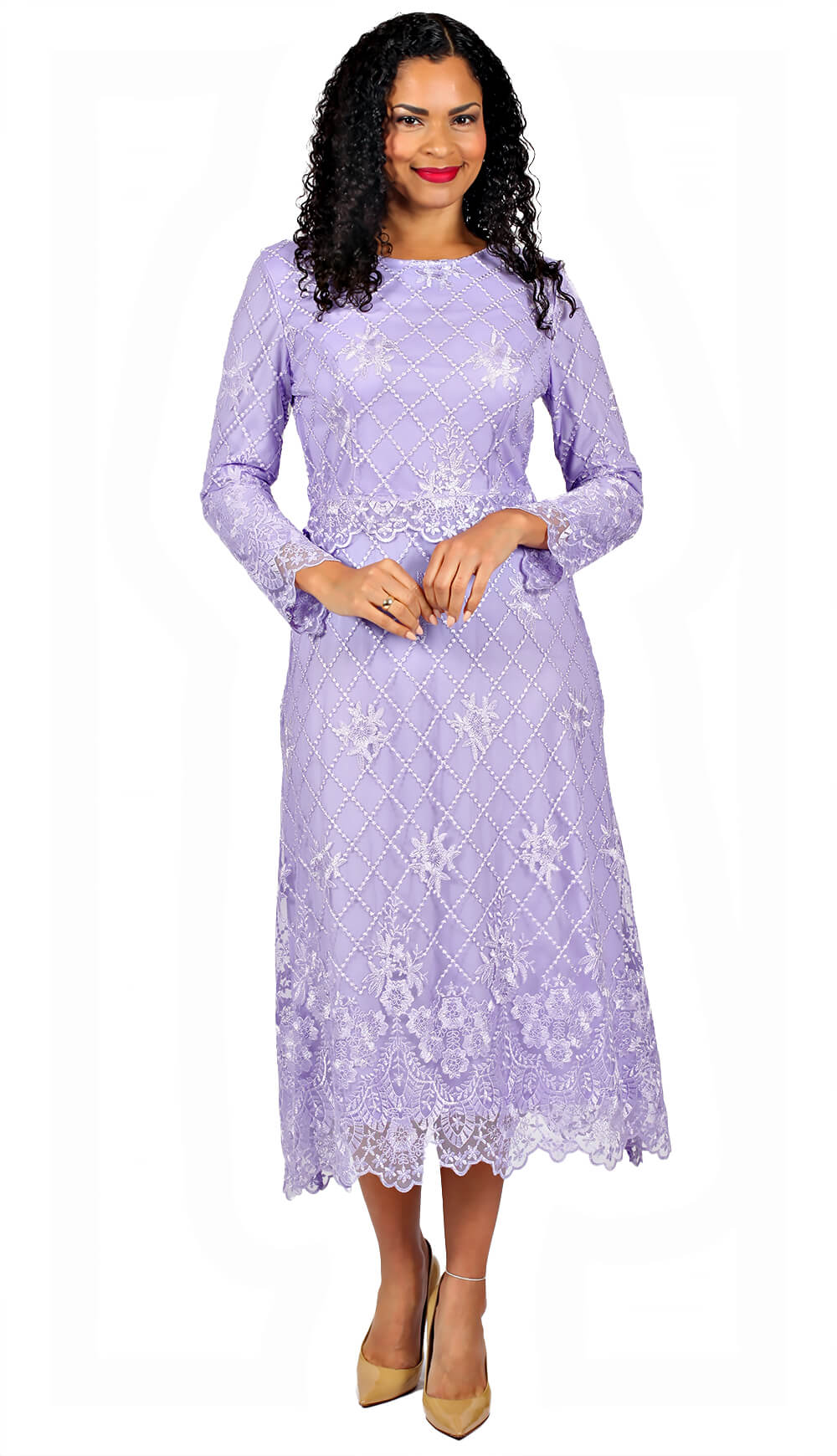 Diana Couture Dress 8667-Lilac – Church suits for less
