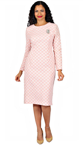Diana Couture Dress 8675-Pink - Church Suits For Less
