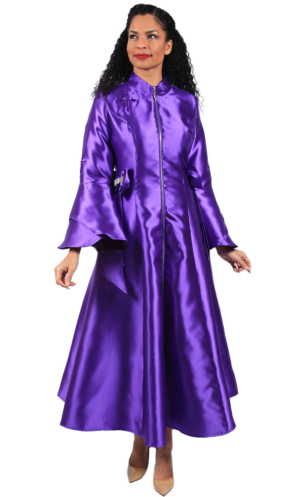 Diana Church Robe 8620-Purple - Church Suits For Less