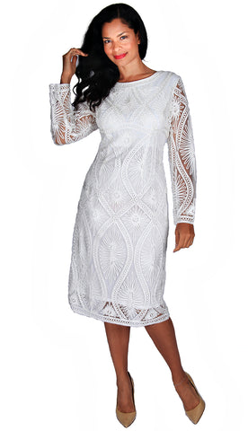 Diana Couture Dress 8501-White