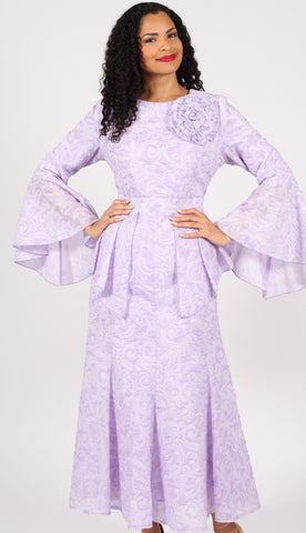 Diana Couture Dress 8685-Lilac - Church Suits For Less
