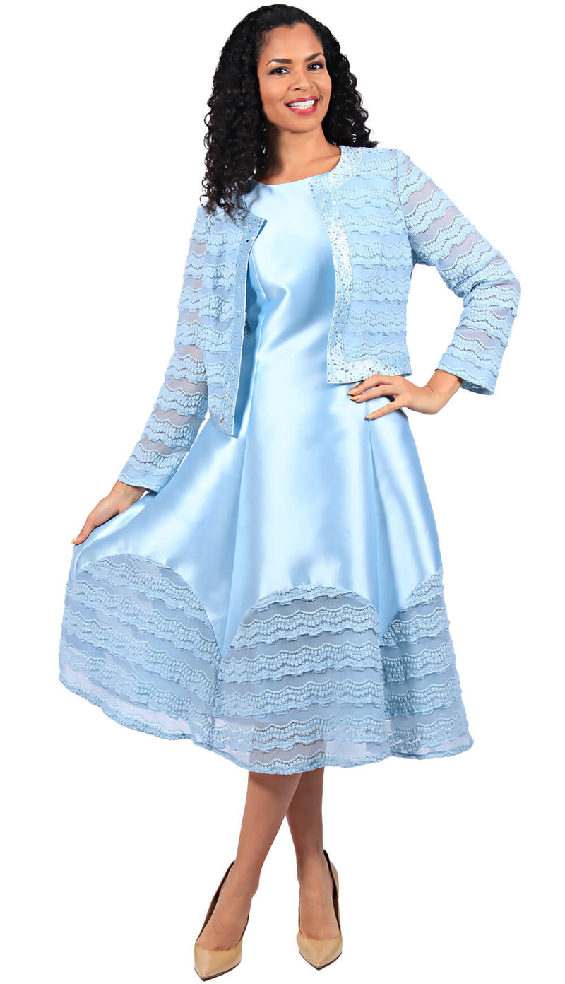Diana Couture Dress 8686C-Sky Blue – Church suits for less