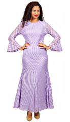 Diana Couture Dress 8737-Lilac - Church Suits For Less