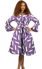 Diana Couture Church Dress 8808-Purple