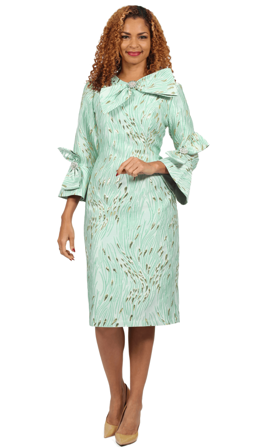 Diana Couture Church Dress 9056