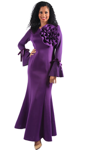 Diana Couture Dress D1054C-Purple