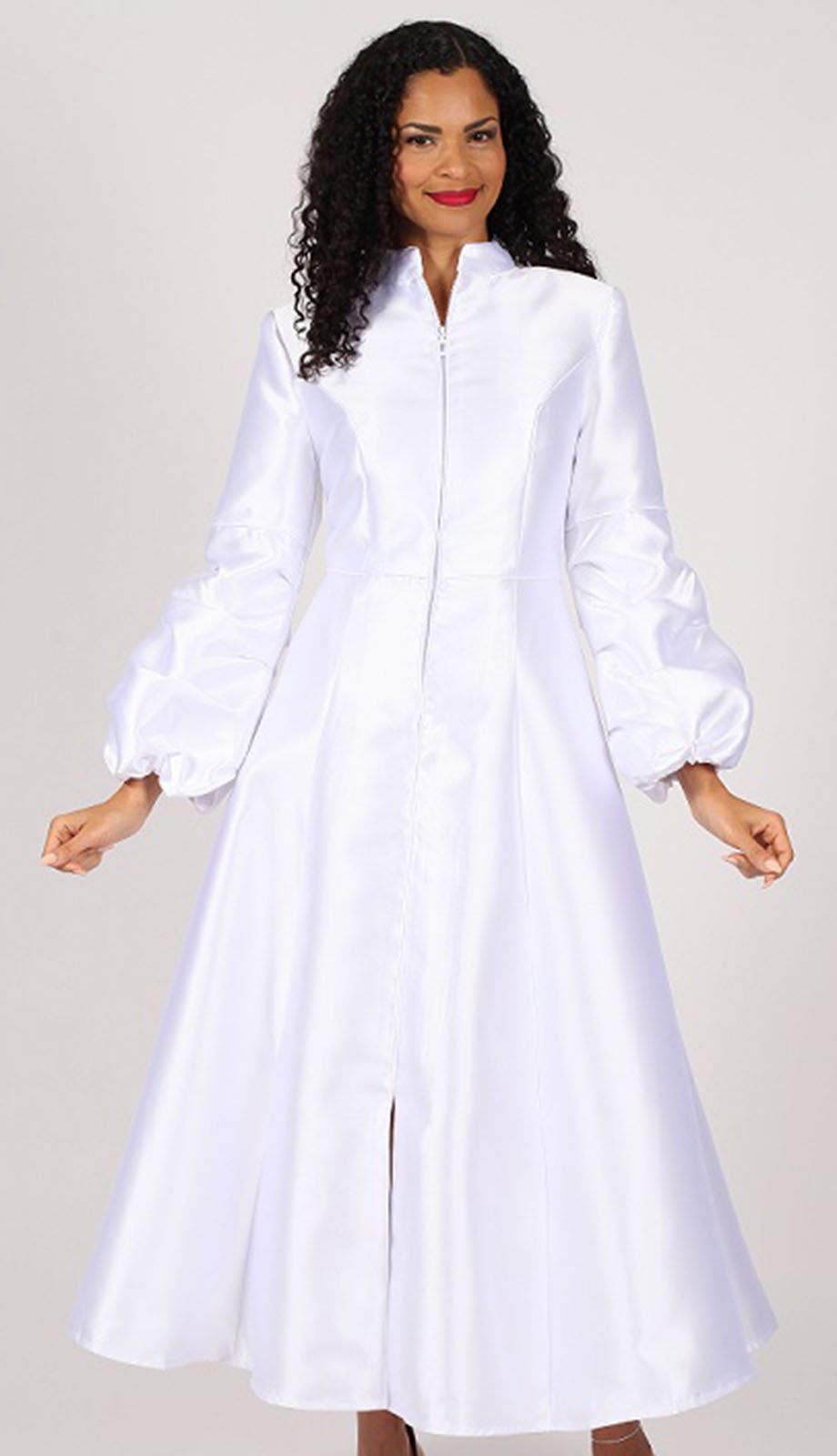 Diana Church Robe 8601-White - Church Suits For Less