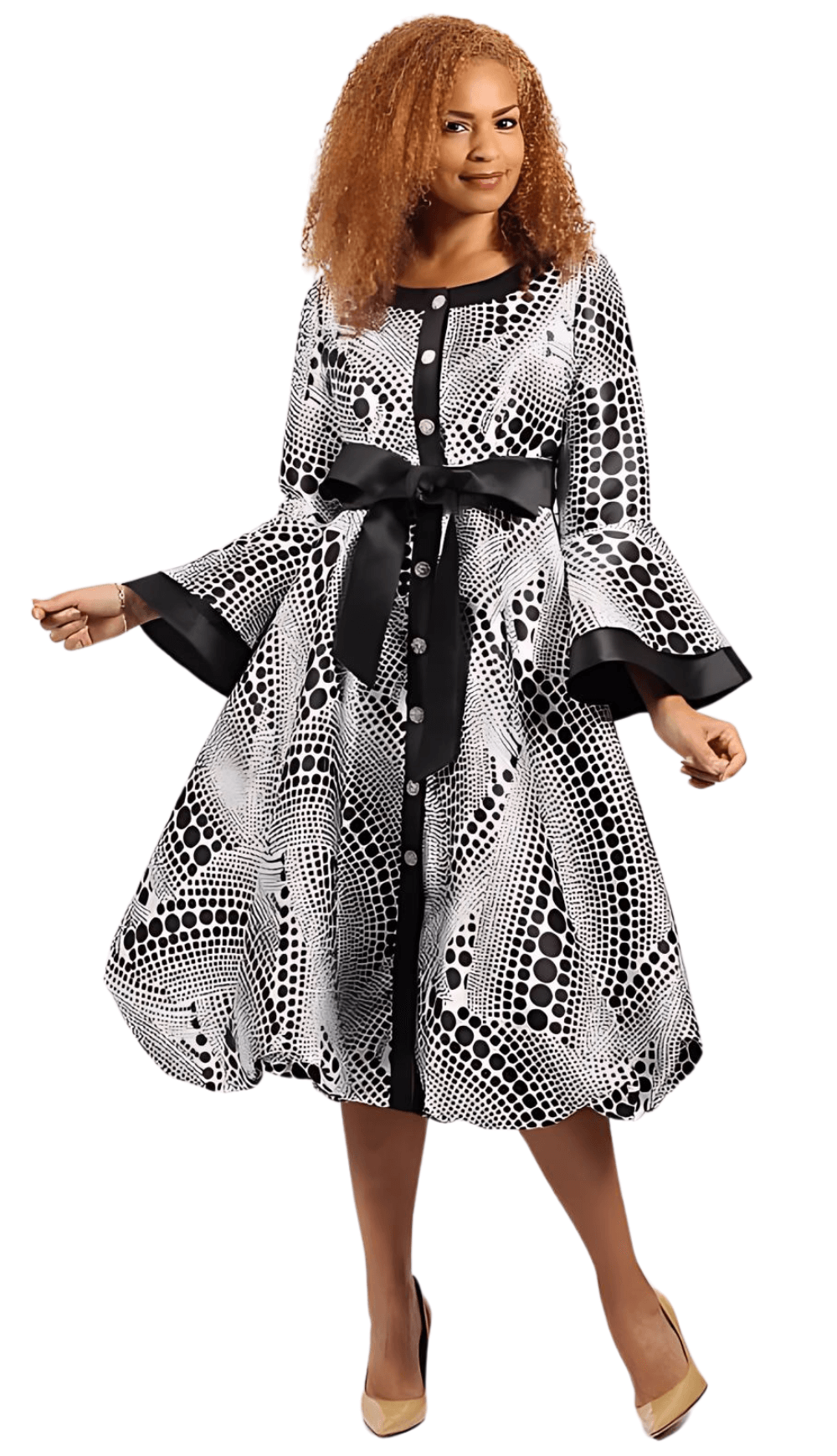 8949-BW Dress