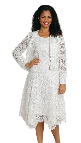 Diana Church Dress 8190-Ivory - Church Suits For Less
