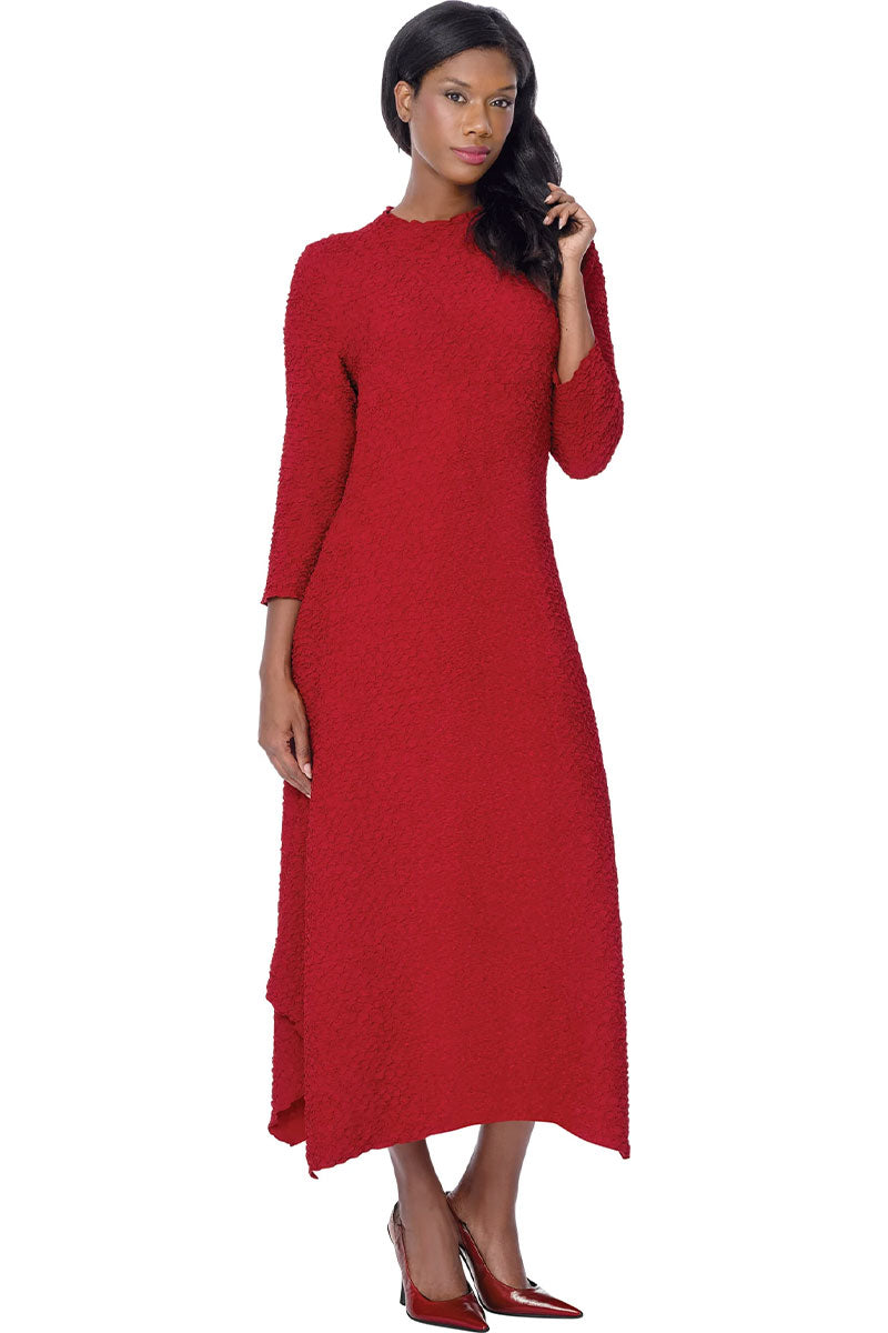 Divine Casual Dress DC2021-Burgundy