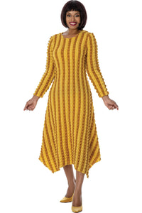 Divine Casual Dress DC2121-Gold Multi