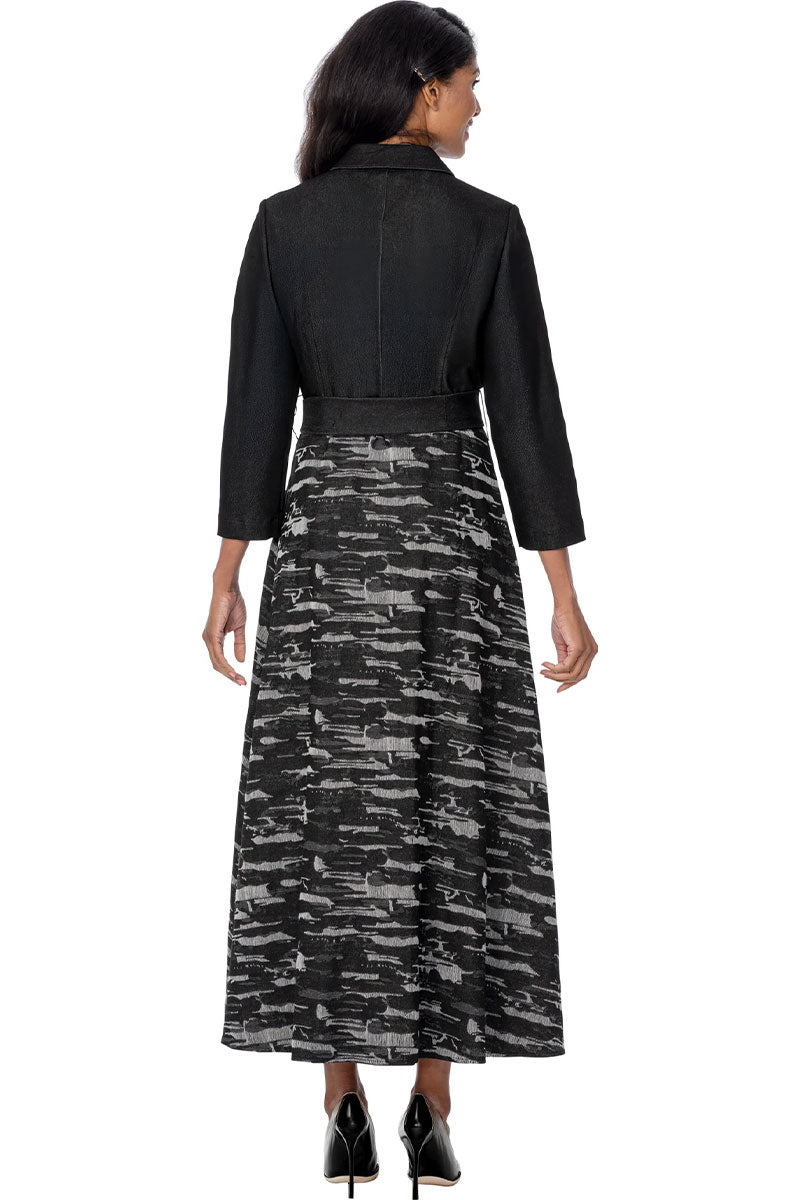 Devine Sport Denim Dress 800321-Black