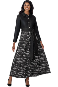 Devine Sport Denim Dress 800321-Black