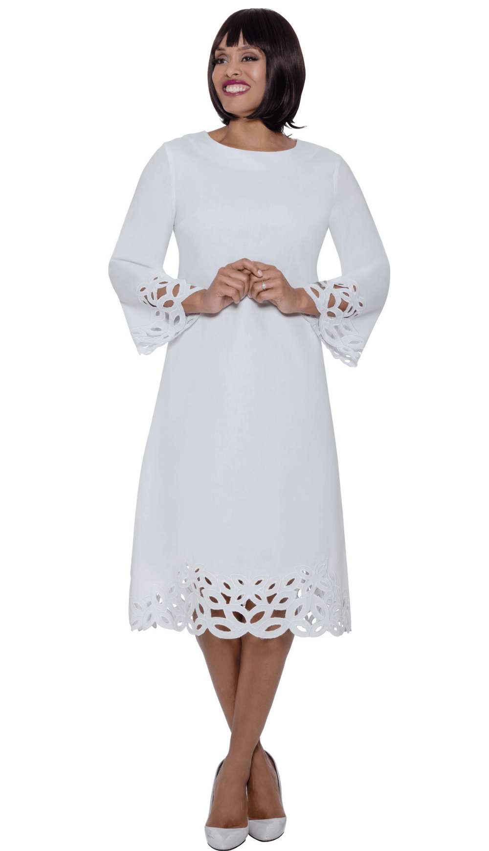 Divine Church Dress 2011-White – Church suits for less