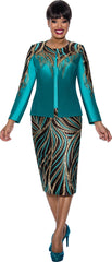 Divine Queen Skirt Suit 2193 - Church Suits For Less
