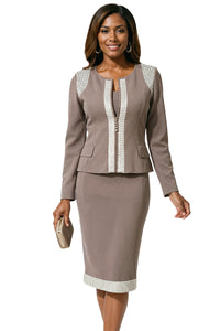 Donna Vinci Knit Suit 13467