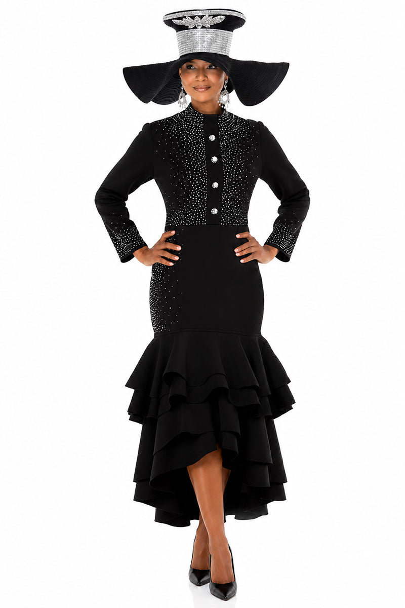 Donna Vinci Dress 12301-Black