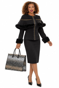Donna Vinci Sirt Suit 12306-Black