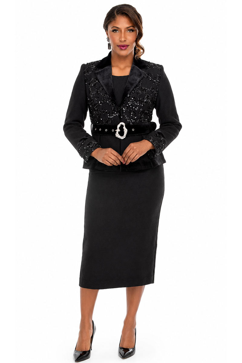 Donna Vinci Skirt Suit 12284