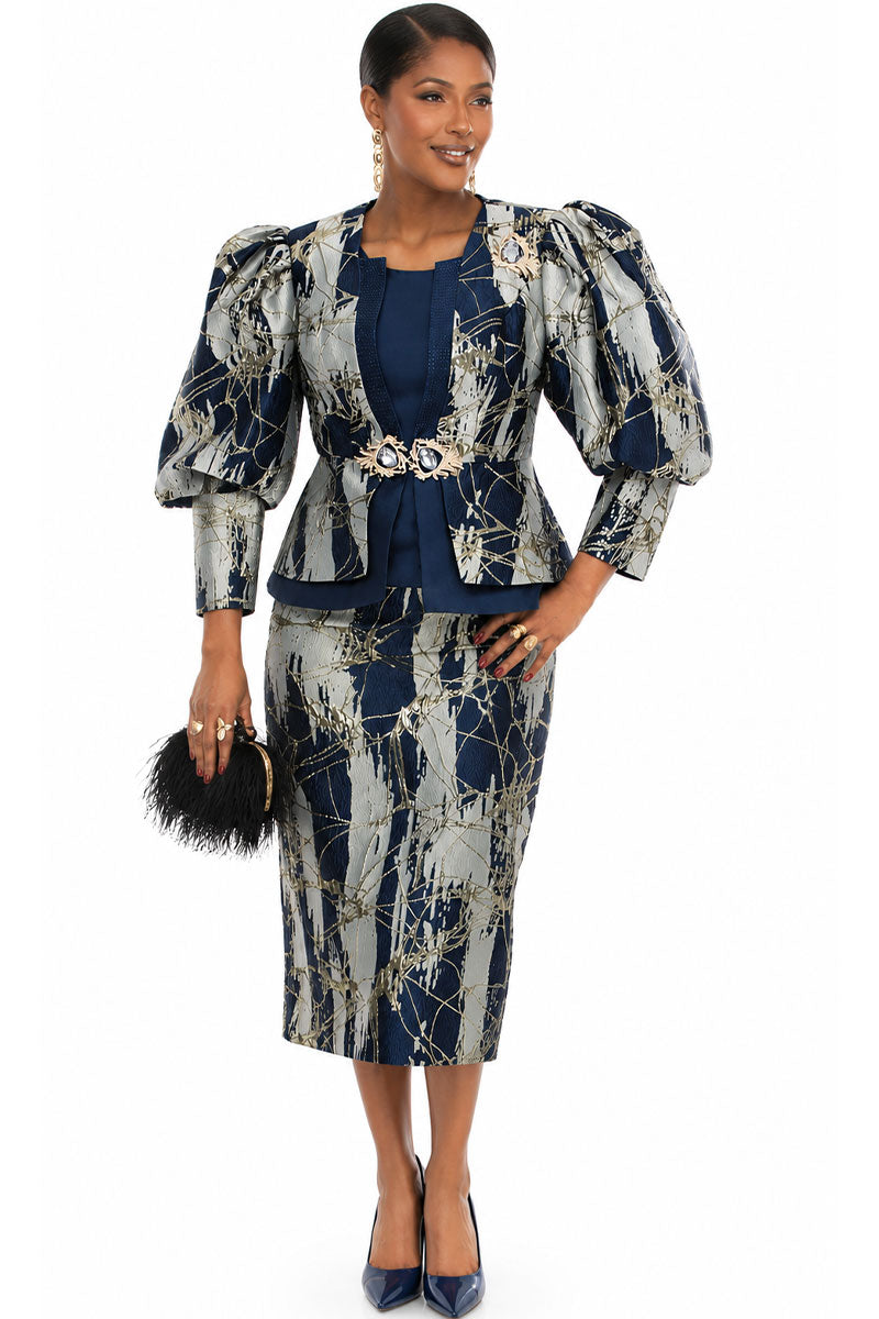 Donna Vinci Skirt Suit 12282