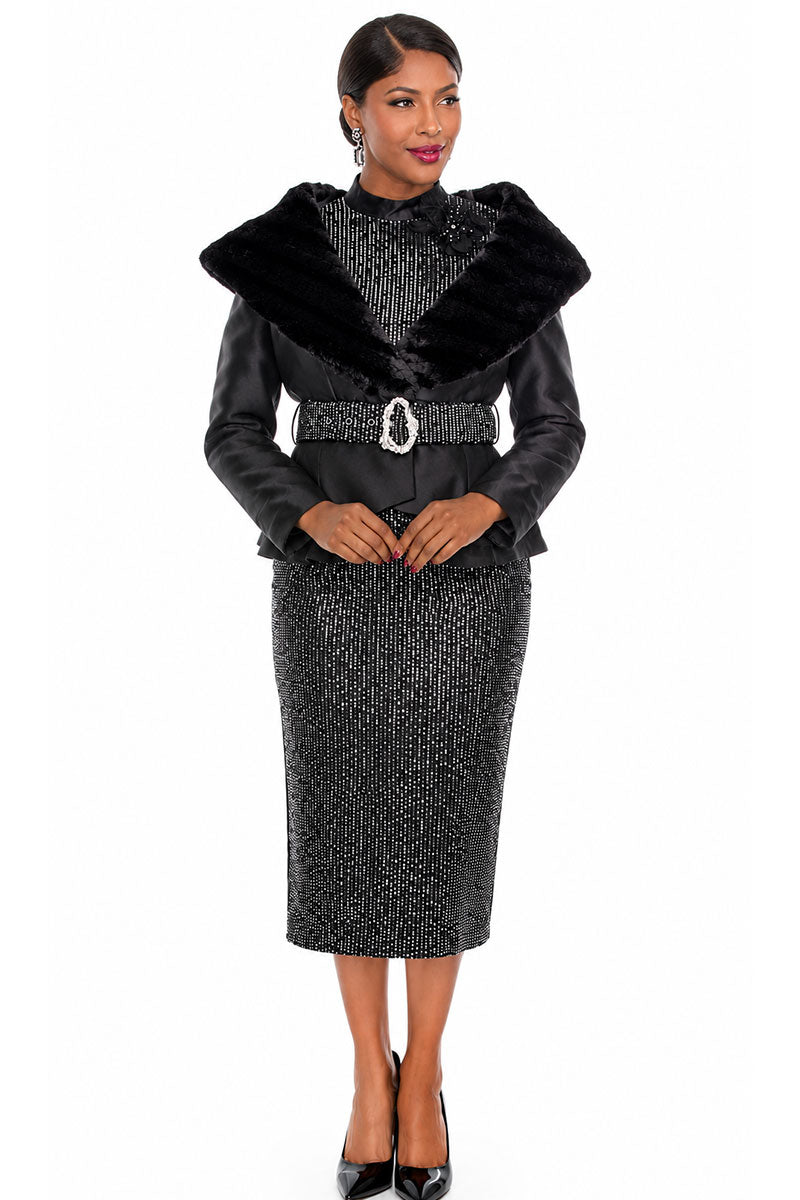 Donna Vinci Skirt Suit 12285