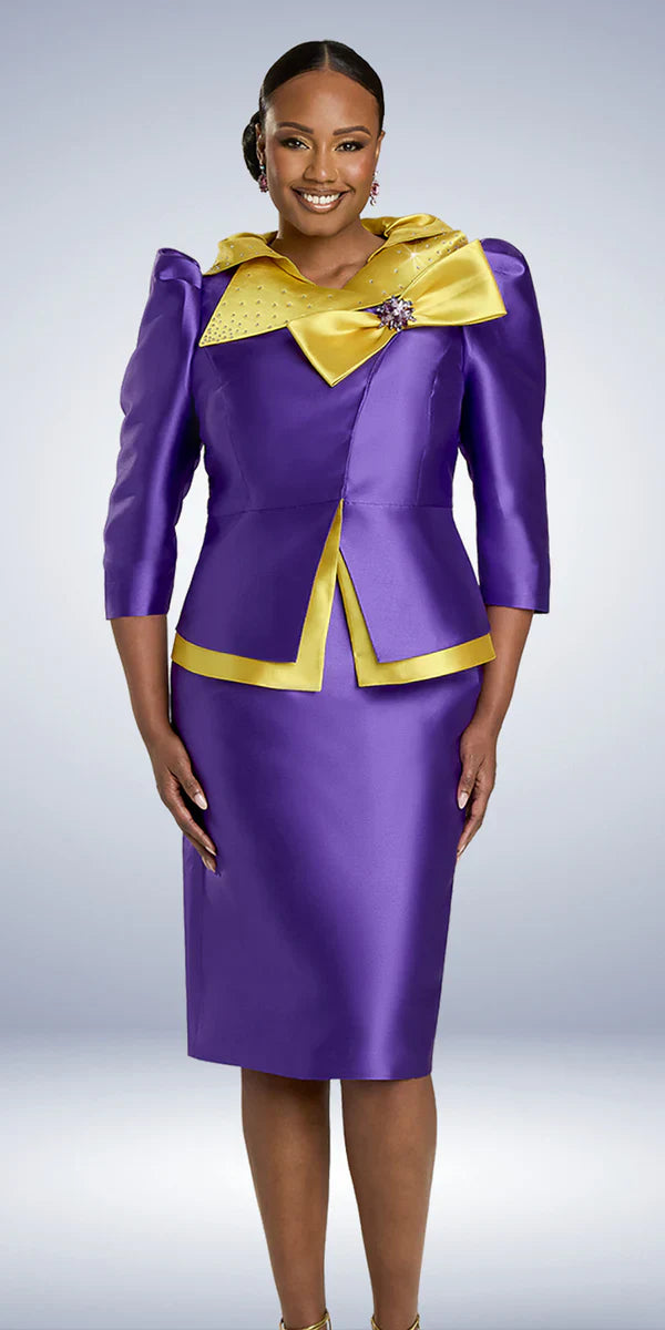 Donna Vinci Church Suit 12156 - Church Suits For Less