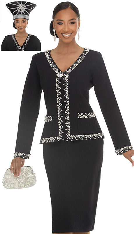 Donna Vinci Knit Suit 13472