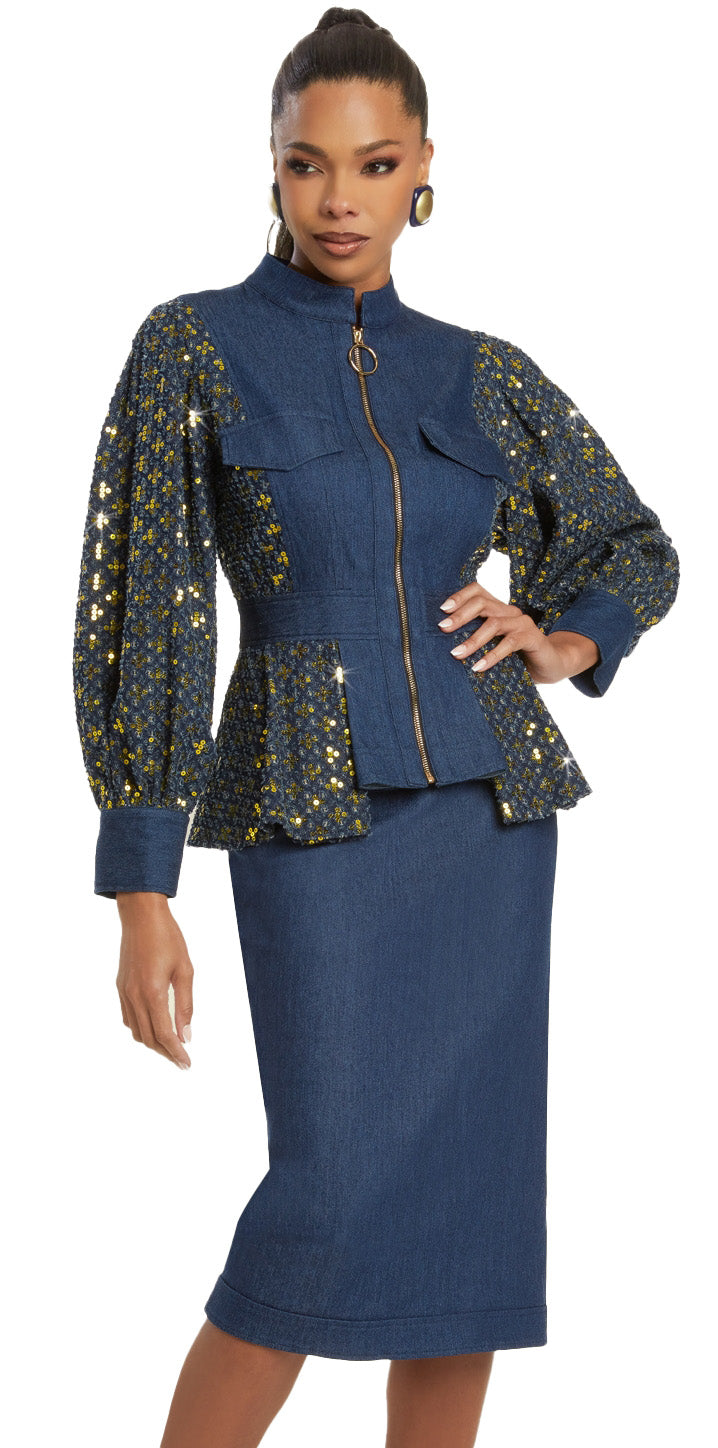 Donna Vinci Skirt Suit 5826 - Church Suits For Less