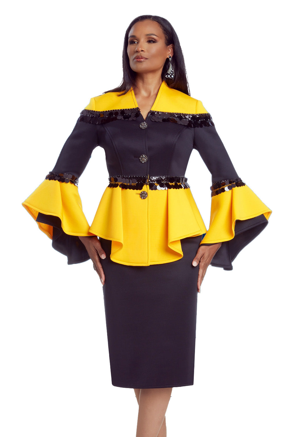 Donna Vinci Skirt Suit 12029 - Church Suits For Less