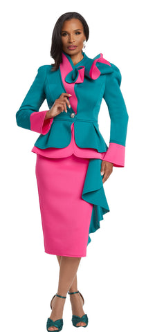 Donna Vinci Skirt Suit 12032