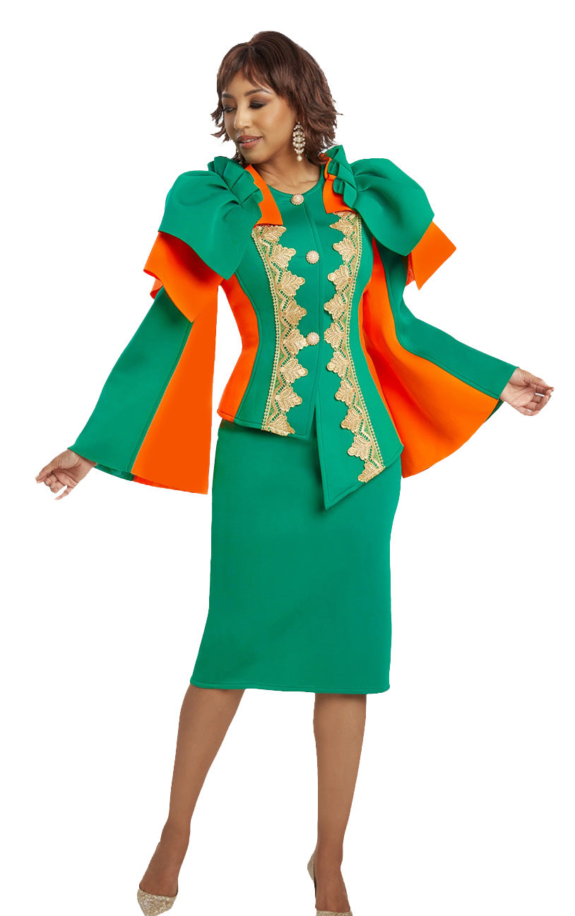 Donna Vinci Skirt Suit 12034 - Church Suits For Less