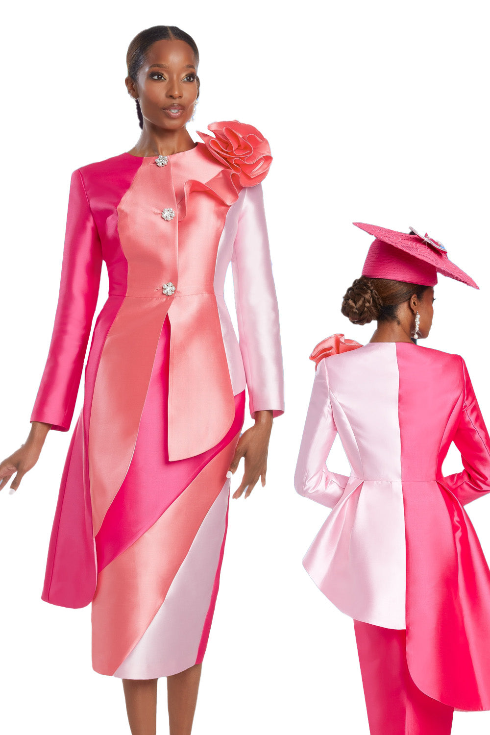 Donna Vinci Skirt Suit 12053 - Church Suits For Less