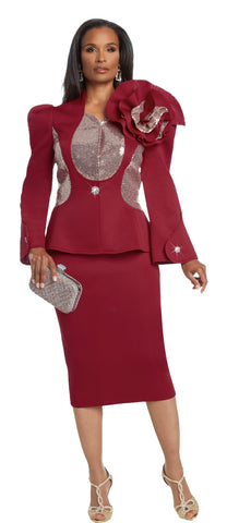 Donna Vinci Skirt Suit 12058 - Church Suits For Less