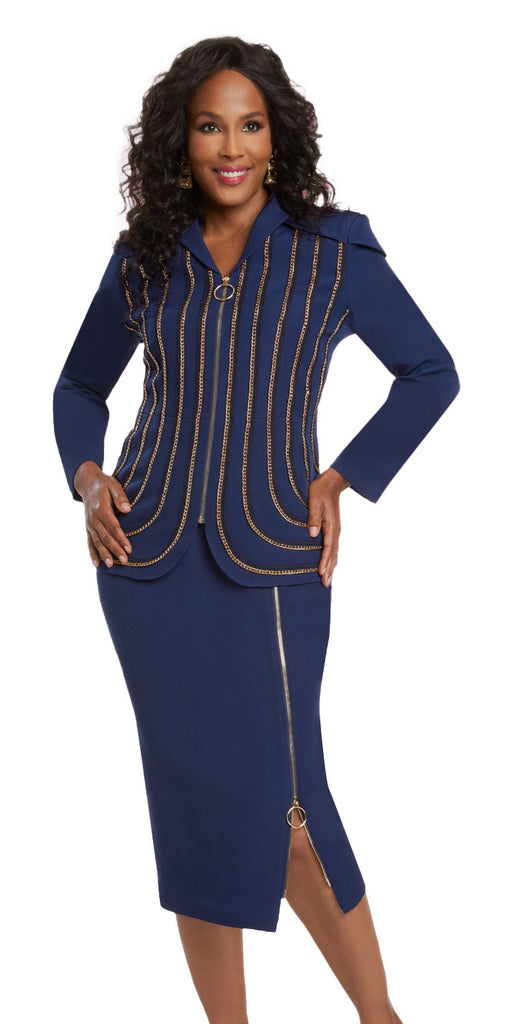 Donna Vinci Skirt Suit 12059 - Church Suits For Less