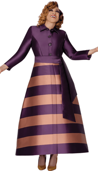 Dorinda Clark Cole Church Dress 309971C-Purple