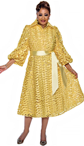 Dorinda Clark Cole Suit 5261-Yellow