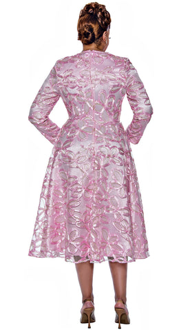 Dorinda Clark Cole Dress 5271-Pink - Church Suits For Less