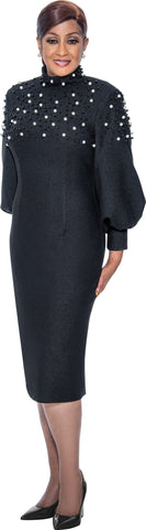 Dorinda Clark Cole Dress 4841C-Black