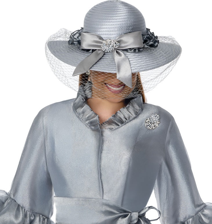 Women Church Hat 310483-SIlver
