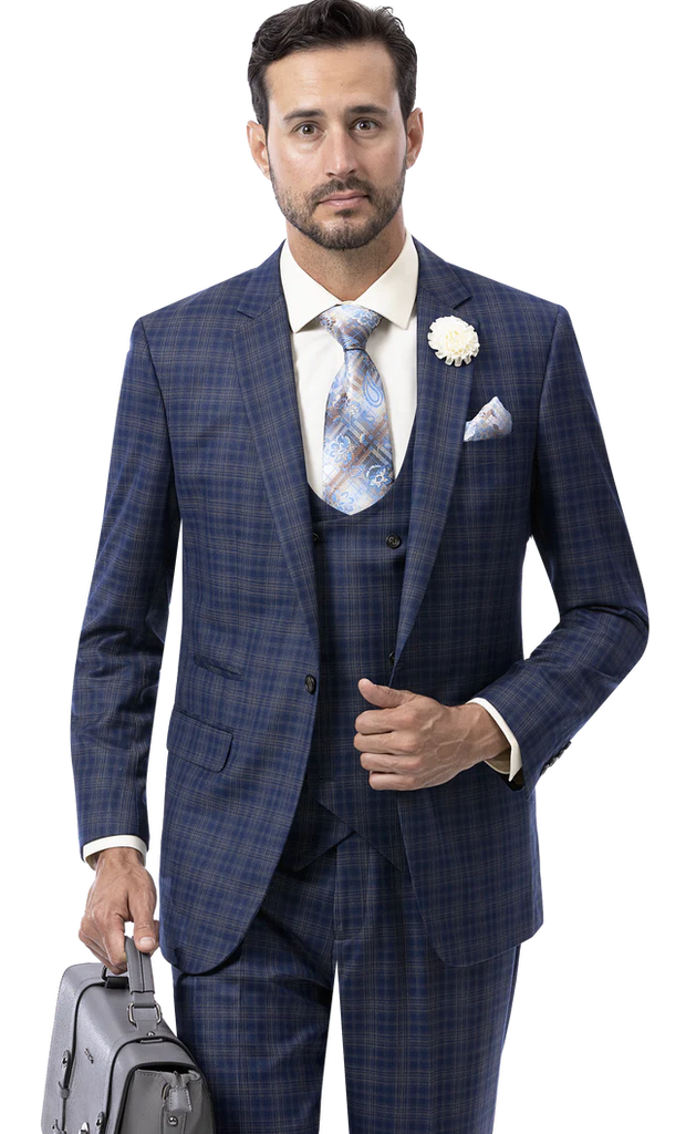 EJ Samuel Blue Suit JP127 main image 0