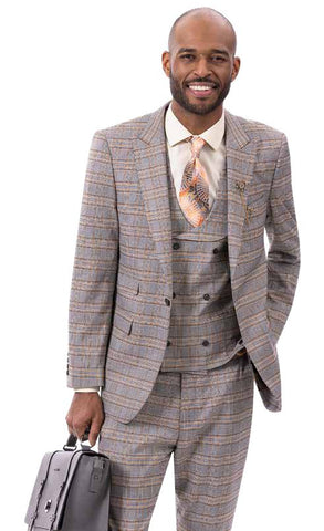 EJ Samuel Modern Fit Suit M2793 - Church Suits For Less