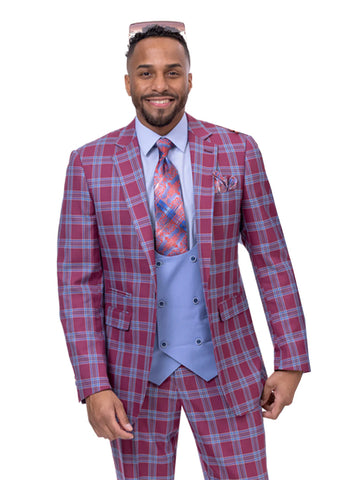 Samuel Modern Fit Suit M2766 - Church Suits For Less