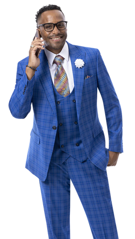 EJ Samuel Modern Fit Suit M2776 - Church Suits For Less