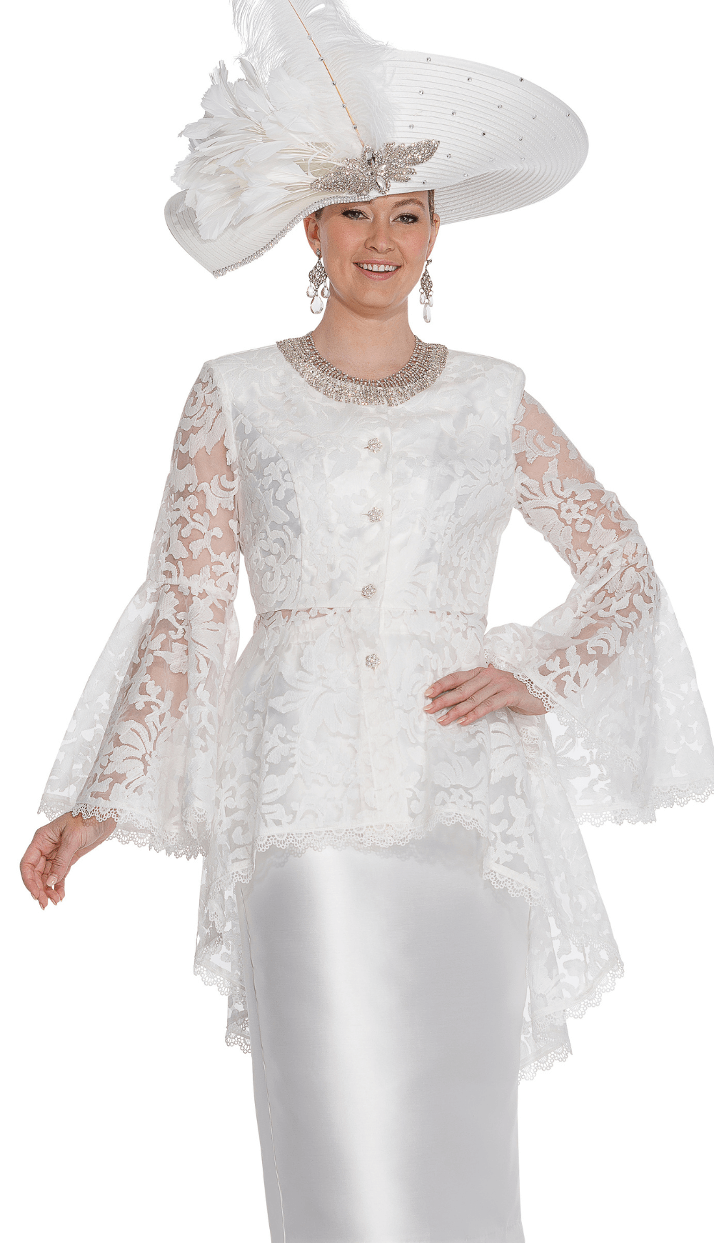 Elite Champagne 6258 White - Church Suits For Less