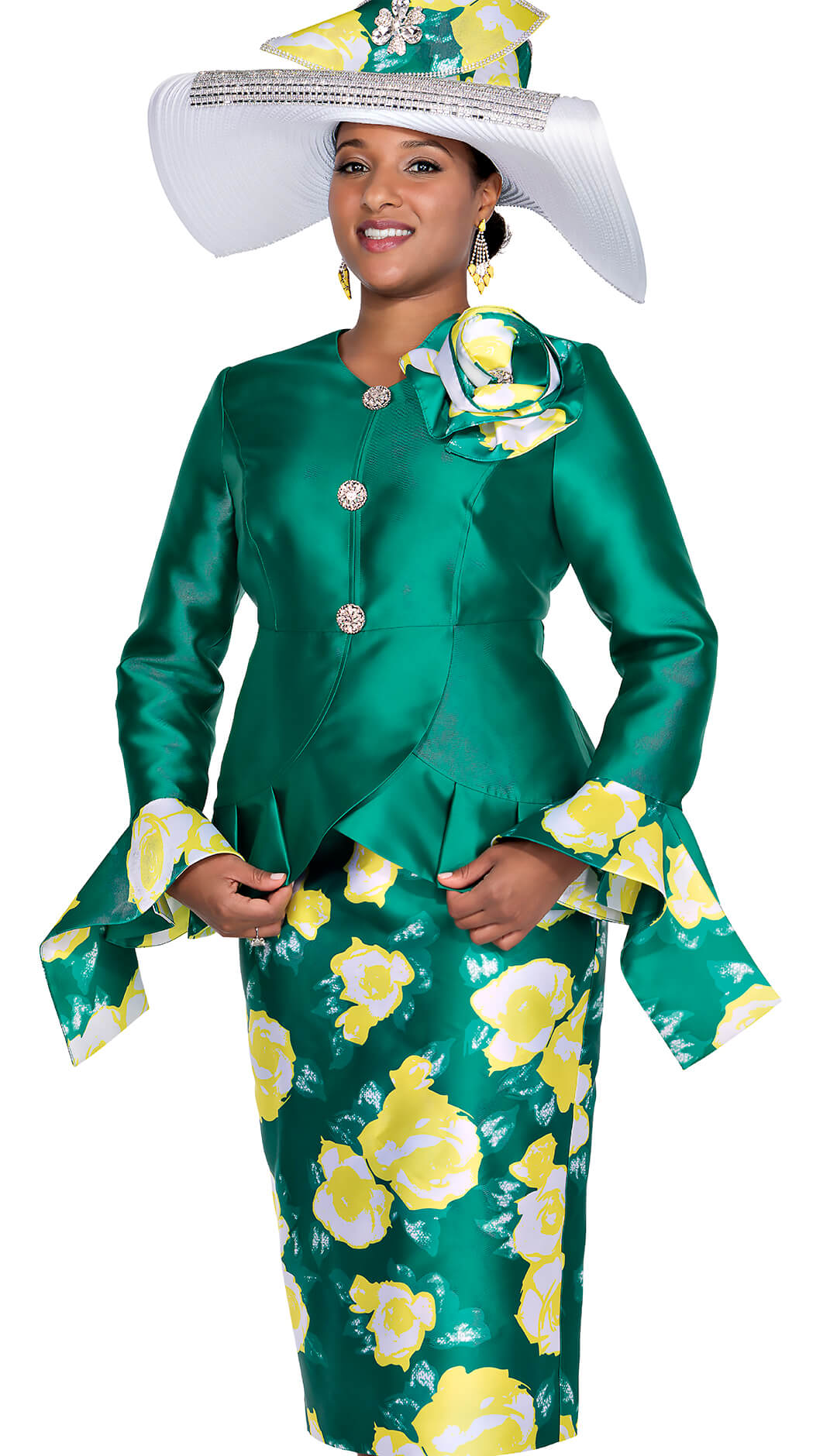 Elite Champagne Church Suit 6061 - Church Suits For Less