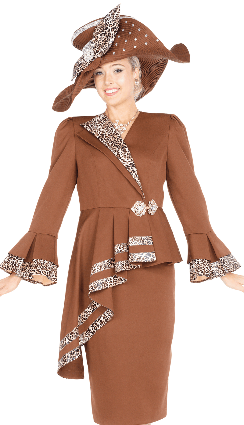 brown church dress Giovanna D1688 Dress