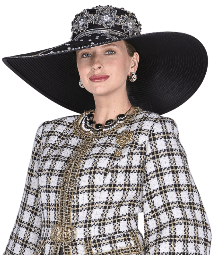 Elite Champagne Women Church Hat 6165